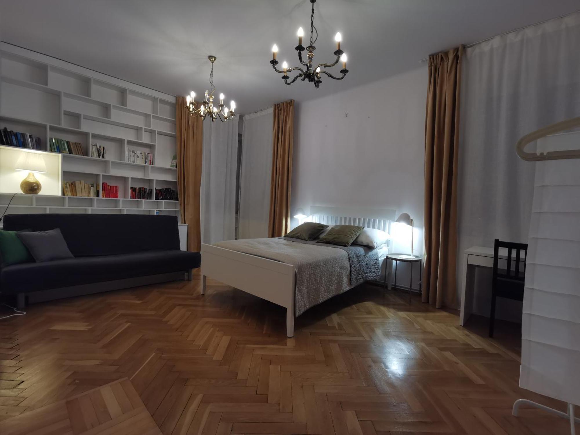 Cozy Spacious Apartment With Balcony Cracovia Exterior foto