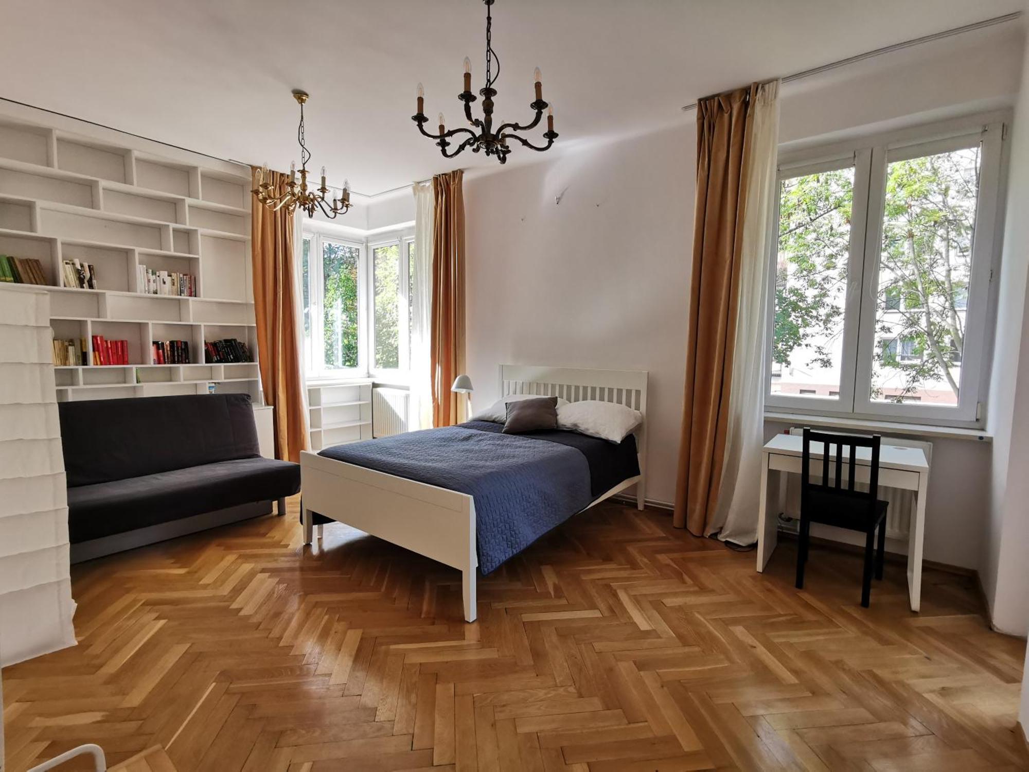 Cozy Spacious Apartment With Balcony Cracovia Exterior foto